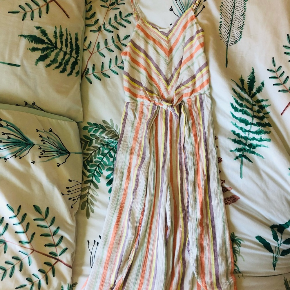 Striped jumpsuit - Picture 3 of 5